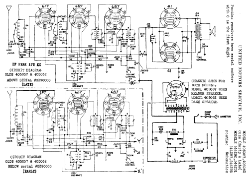 544297 Pontiac; United Motors (ID = 786289) Car Radio