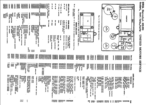 601038 Chevrolet; United Motors (ID = 787660) Car Radio