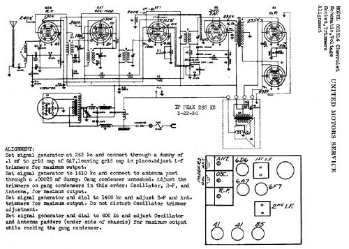 601814 Chevrolet; United Motors (ID = 788248) Car Radio