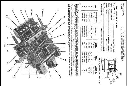 7256609 Cadillac; United Motors (ID = 367446) Car Radio