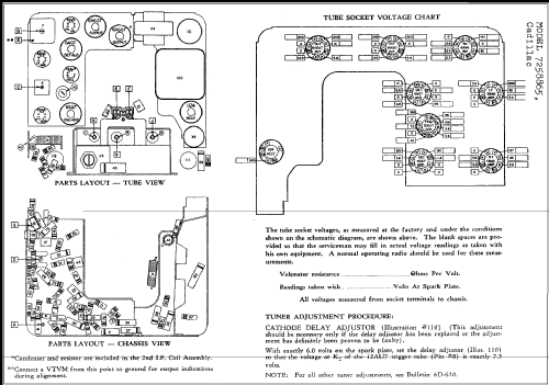 7258865 Cadillac; United Motors (ID = 256460) Car Radio