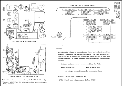 7260905 Cadillac; United Motors (ID = 239460) Car Radio