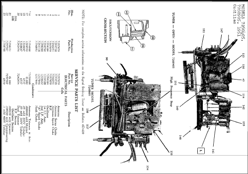 7260905 Cadillac; United Motors (ID = 239461) Car Radio