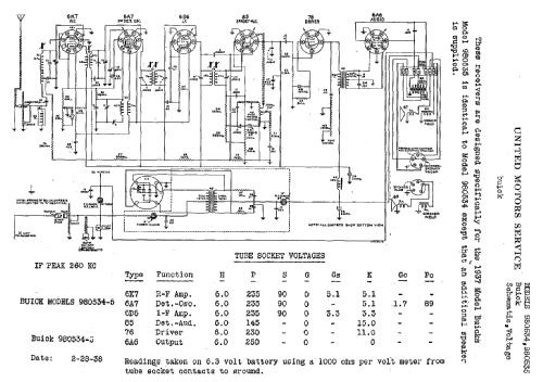 980534 Buick; United Motors (ID = 788499) Car Radio