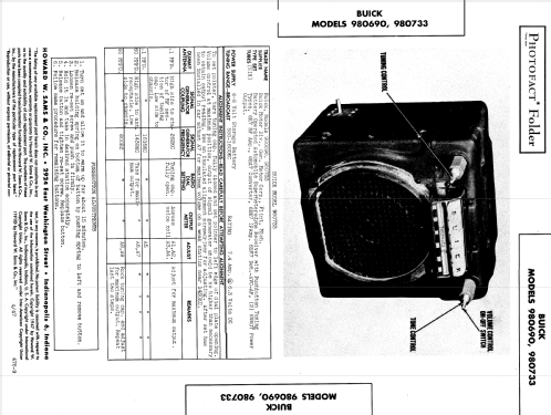 980690 ; United Motors (ID = 831205) Car Radio