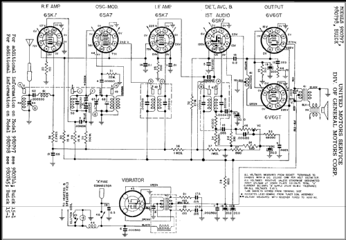 980797 Buick; United Motors (ID = 366337) Autoradio