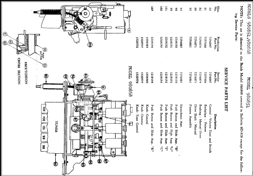 980868 Buick; United Motors (ID = 275919) Car Radio