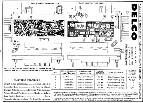 981968 Buick; United Motors (ID = 55448) Car Radio