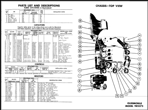 982375 Oldsmobile; United Motors (ID = 474845) Autoradio