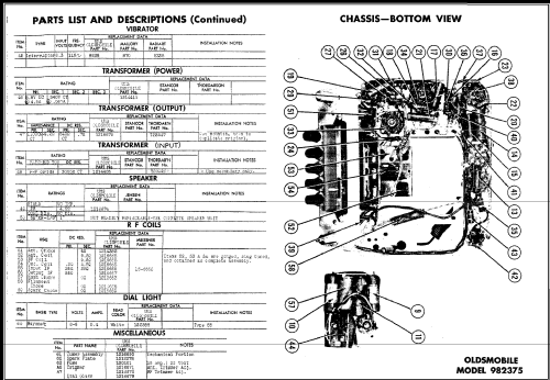 982375 Oldsmobile; United Motors (ID = 474846) Autoradio