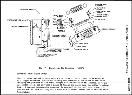 982376 Oldsmobile; United Motors (ID = 474881) Autoradio