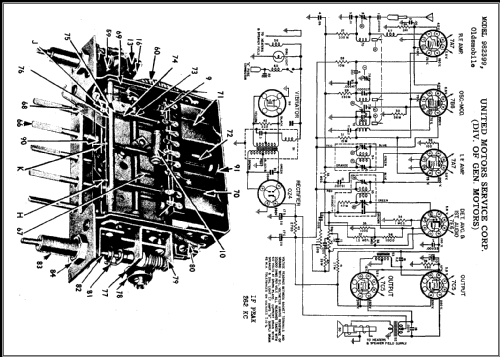 982399 Oldsmobile; United Motors (ID = 445546) Car Radio