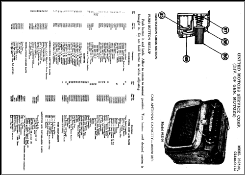 982399 Oldsmobile; United Motors (ID = 445548) Car Radio