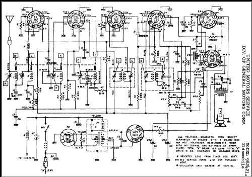 982421 Oldsmobile; United Motors (ID = 311692) Car Radio