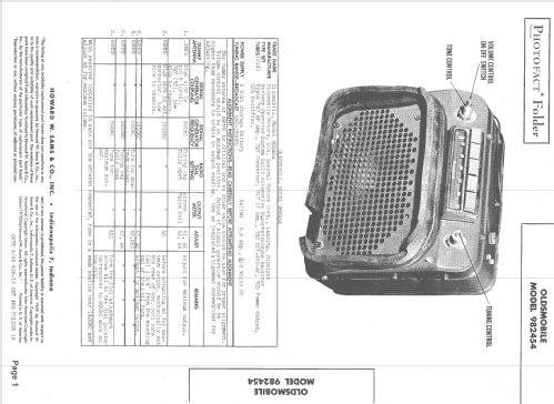 982454 Oldsmobile; United Motors (ID = 1527264) Car Radio