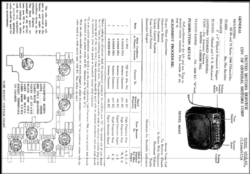 982455 Oldsmobile; United Motors (ID = 311891) Car Radio