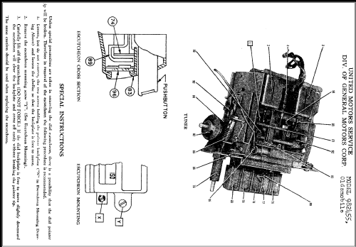 982455 Oldsmobile; United Motors (ID = 311892) Car Radio