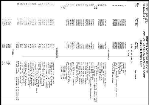 982455 Oldsmobile; United Motors (ID = 311893) Car Radio