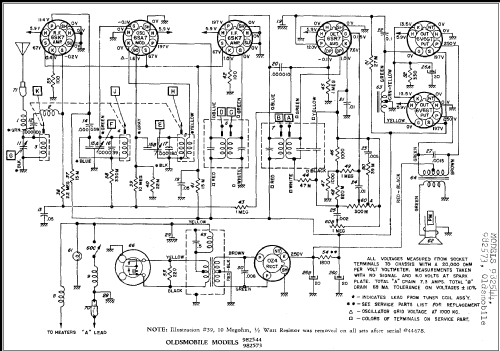 982544 Oldsmobile; United Motors (ID = 256210) Car Radio