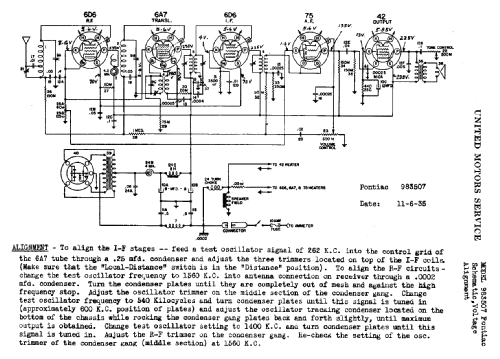 983507 Pontiac; United Motors (ID = 789682) Car Radio