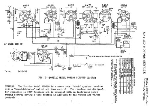 983526 Pontiac; United Motors (ID = 789688) Car Radio