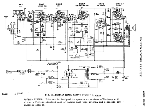 983777 Pontiac; United Motors (ID = 789887) Car Radio