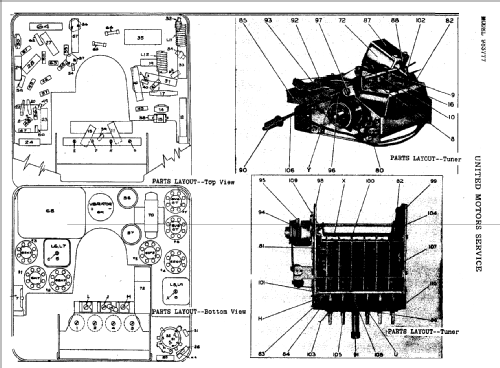 983777 Pontiac; United Motors (ID = 789889) Car Radio