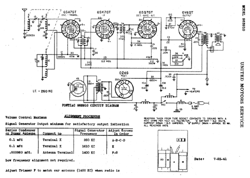 983910 Pontiac; United Motors (ID = 789891) Car Radio