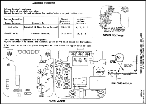 984247 Pontiac; United Motors (ID = 367293) Car Radio