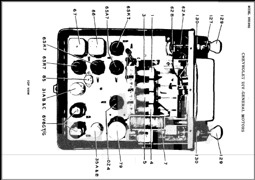 985986 Chevrolet; United Motors (ID = 453280) Car Radio