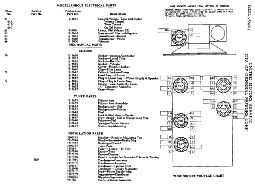 986241 Chevrolet; United Motors (ID = 367438) Car Radio