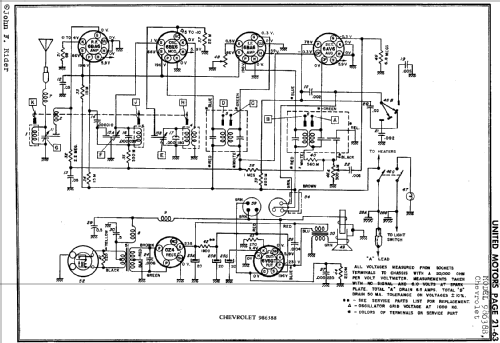 986388 Chevrolet; United Motors (ID = 104538) Car Radio