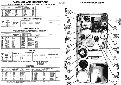 987187 Chevrolet Truck; United Motors (ID = 235261) Car Radio