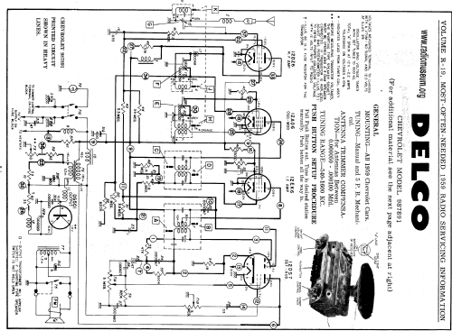 987891 Chevrolet; United Motors (ID = 55455) Car Radio