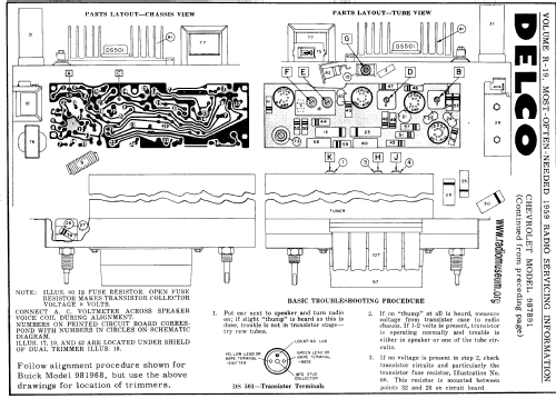 987891 Chevrolet; United Motors (ID = 55456) Car Radio