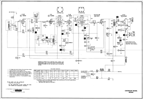 987891 Chevrolet; United Motors (ID = 649448) Car Radio