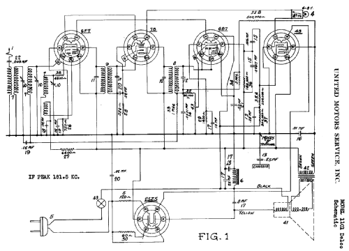 Delco 1101; United Motors (ID = 783201) Radio