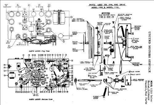 Delco 1110; United Motors (ID = 783432) Radio