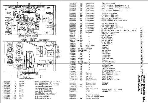 Delco 3203; United Motors (ID = 783499) Radio