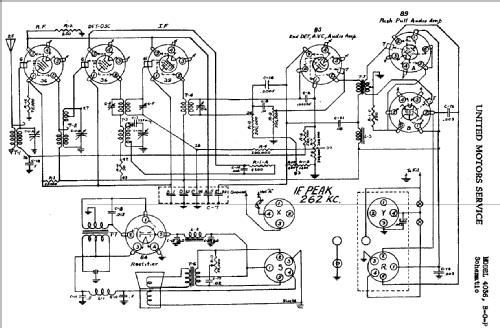 Delco 4036 B-O-P ; United Motors (ID = 784765) Car Radio