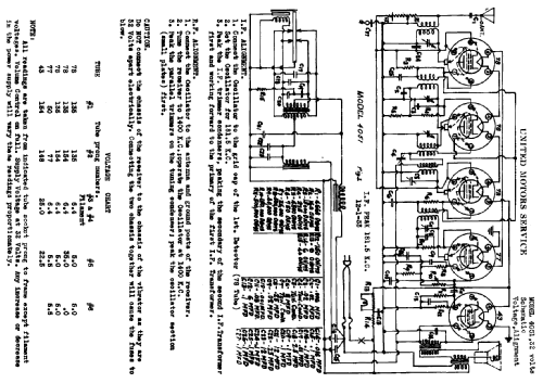 Delco 4051 ; United Motors (ID = 784779) Radio