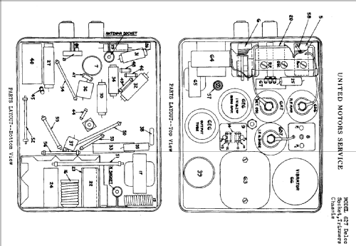 Delco 627; United Motors (ID = 783017) Car Radio