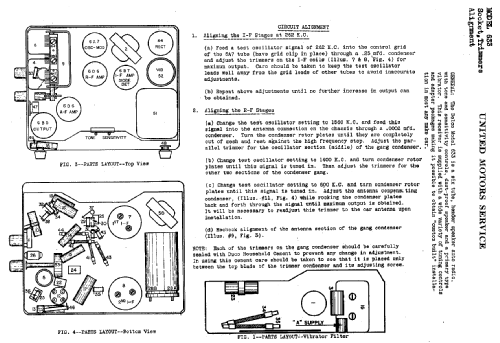 Delco 633; United Motors (ID = 783187) Car Radio