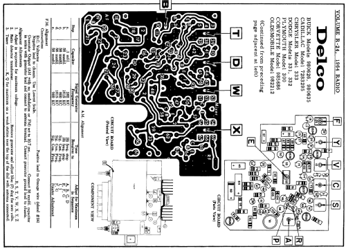 Delco 7283295 Cadillac; United Motors (ID = 176534) Car Radio