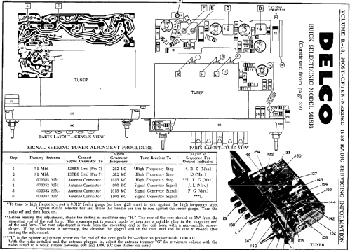 Delco 981813 Buick Selectronic; United Motors (ID = 137129) Car Radio