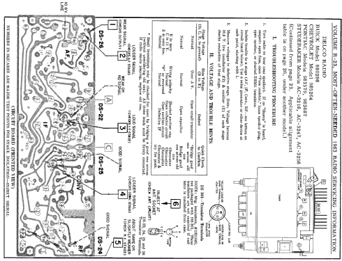 Delco 982029 Oldsmobile deLuxe; United Motors (ID = 168745) Car Radio