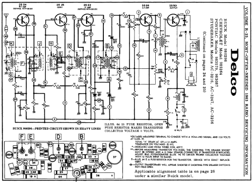 Delco 983687 Pontiac; United Motors (ID = 168755) Car Radio