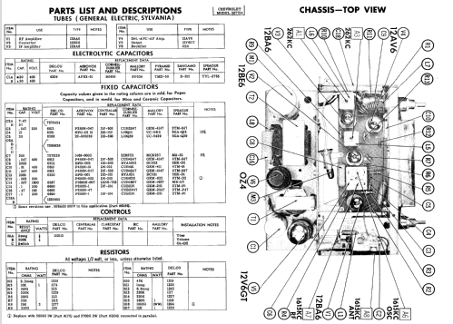 Delco 987724 Chevrolet; United Motors (ID = 800905) Car Radio