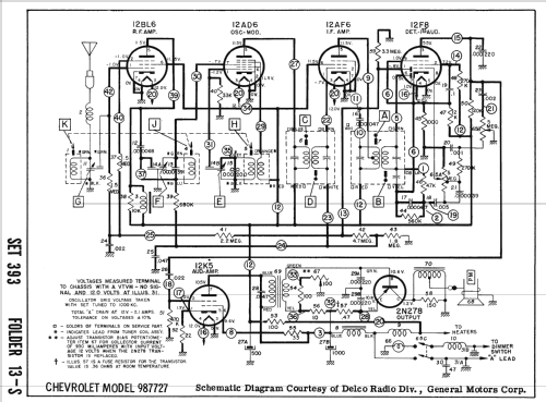 Delco 987727 Chevrolet; United Motors (ID = 2567048) Car Radio