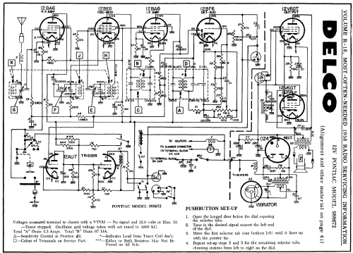 Delco 988672 Pontiac; United Motors (ID = 137139) Car Radio